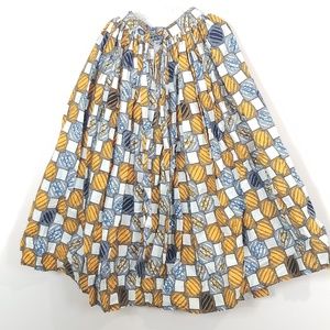 African Print Long Skirt